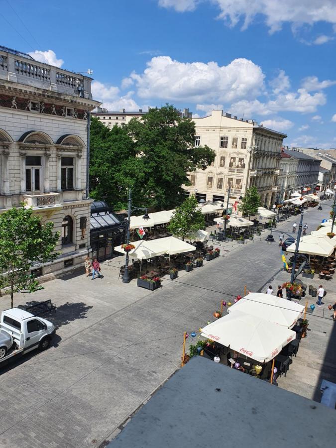 Prestige Aparthotel Piotrkowska 82 - Wyjatkowy Widok Na Deptak Łódź Eksteriør bilde