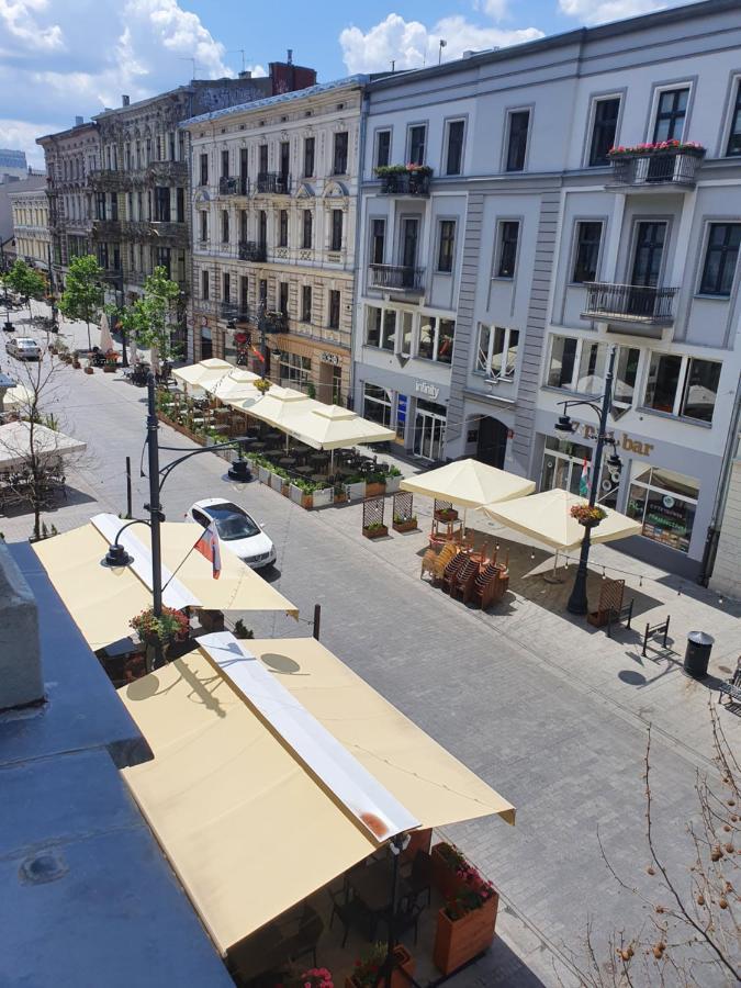 Prestige Aparthotel Piotrkowska 82 - Wyjatkowy Widok Na Deptak Łódź Eksteriør bilde